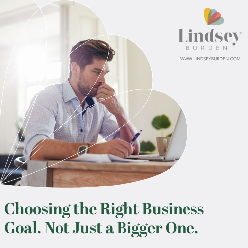 Choosing the right business goal for you.